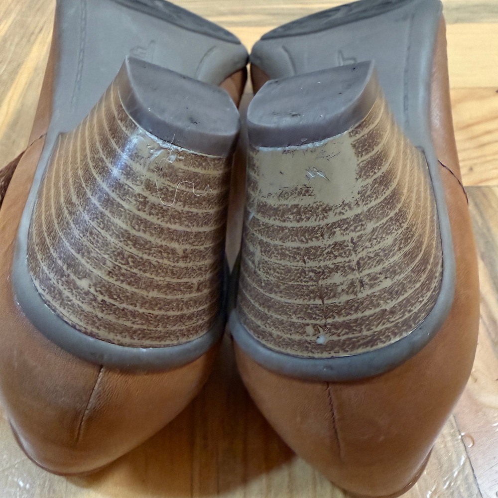 Earth Dione Alpaca Leather Light Brown Cutout Strappy Mary Jane Shoes Size 8.5 - Picture 3 of 10